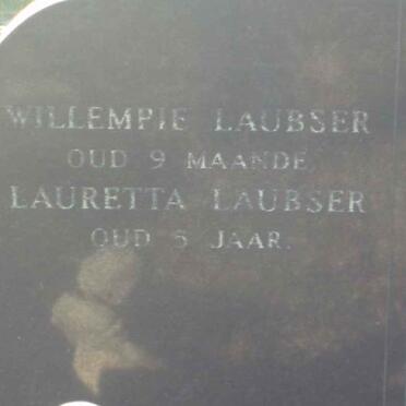 LAUBSER Willempie :: LAUBSER Lauretta