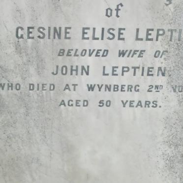 LEPTIEN Gesine Elise -1907
