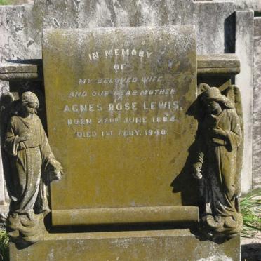 LEWIS Agnes Rose 1884-1940