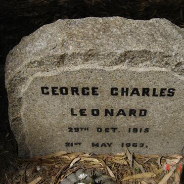 LEONARD George Charles 1915-1963