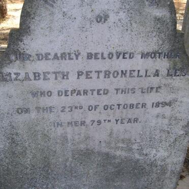 LESS Elizabeth Petronella -1894