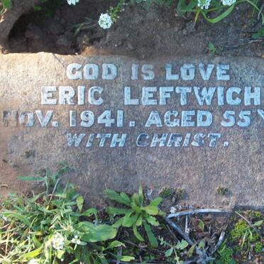 LEFTWICH Eric  -1941 