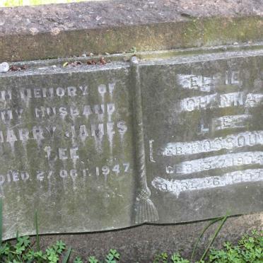 LEE Harry James -1947 &amp; Elsie Johanna ROSSOUW 1904-1970