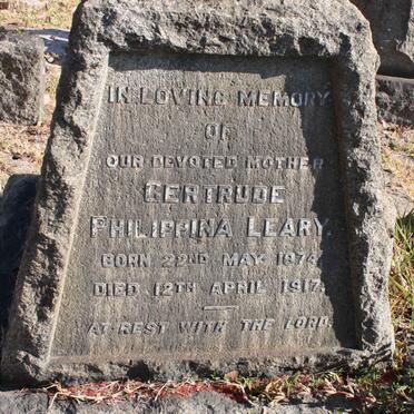 LEARY Gertrude Philippina 1874-1917