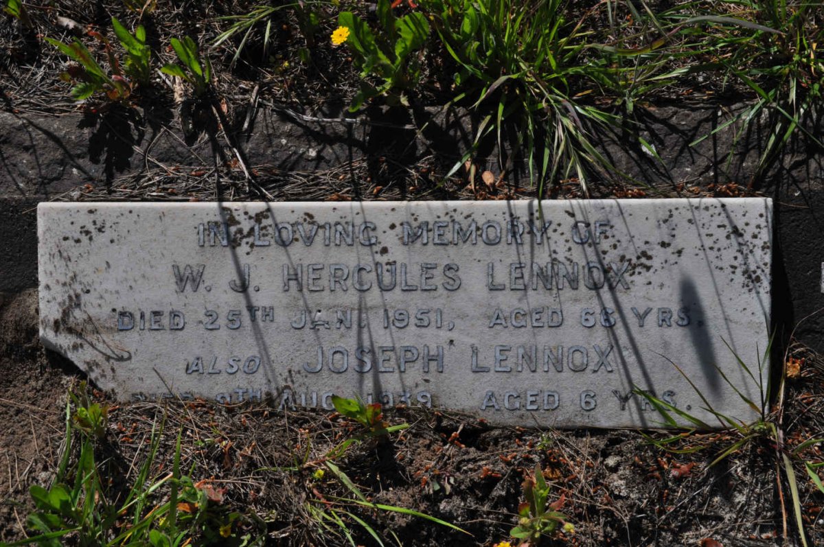 LENNOX W.J. Hercules -1951 :: LENNOX Joseph -1939