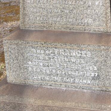 LEWIS Charles 1828-1913 :: LEWIS Frances 1853-1937