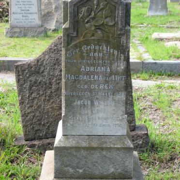 LINT Jacob Willem, van 1873-1956 &amp; Adriana Magdalena DE REK -1928