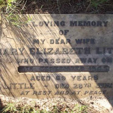 LITTLE L. -1950 &amp; Mary Elizabeth -19?5