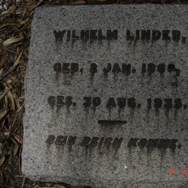 LINDER Wilhelm 186?-1935