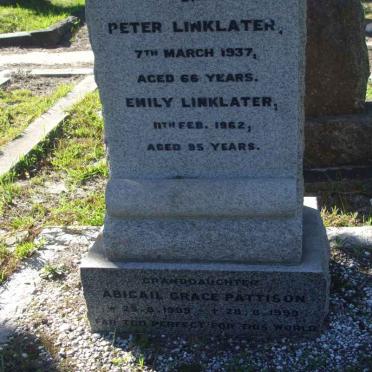 LINKLATER Peter -1937 &amp; Emily -1962 :: PATTISON Abigail Grace 1909-1999