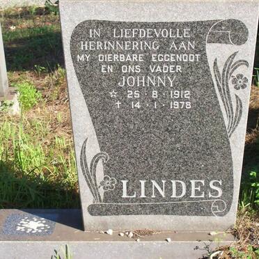 LINDES Johnny 1912-1978