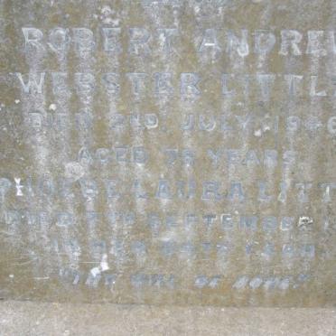 LITTLE Robert Andrew Webster -1948 &amp; Phoebe Laura -1961