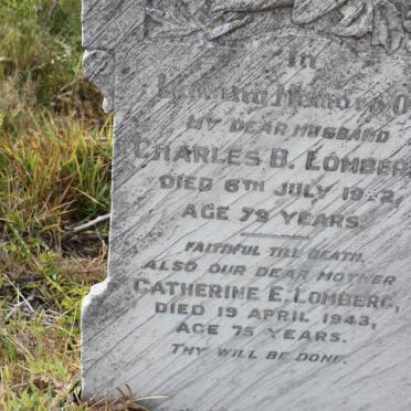 LOMBERG Charles B. -1942 &amp; Catherine E. -1943