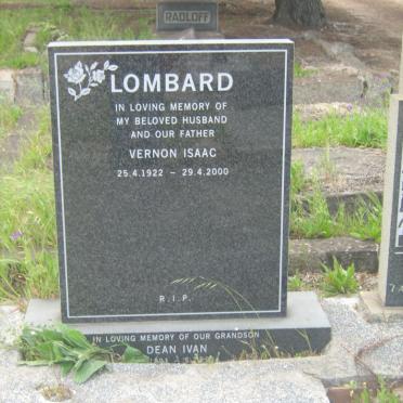 LOMBARD Vernon Isaac 1922-2000