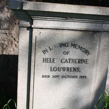 LOUWRENS Helen Catherine -1929