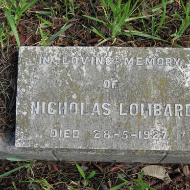 LOMBARD Nicholas -1927
