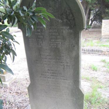 LOMBERG Mary Ann ABRAHAMS 1848-1912 :: LOMBERG Sam -1918 :: LOMBERG Caroline Cathrean 1886-1903