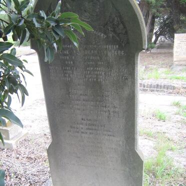 LOMBERG Mary Ann ABRAHAMS 1848-1912 :: LOMBERG Sam -1918 :: LOMBERG Caroline Cathrean 1886-1903