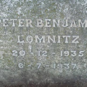 LOMNITZ Peter Benjamin 1935-1937