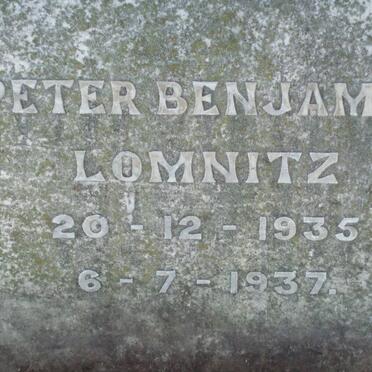 LOMNITZ Peter Benjamin 1935-1937