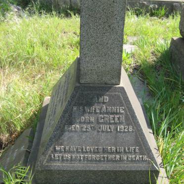 LOWE Annie nee GREEN -1928