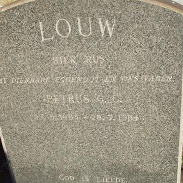 LOUW Petrus G.G. 1893-1964