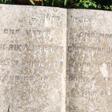 LOUW Hendrik Albertyn -1950 &amp; Catherine Johanna DE GOEDE -1959