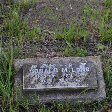 LONG Donald M. -1?7?