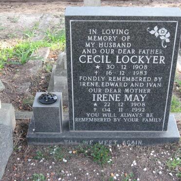 LOCKYER Cecil 1908-1983 &amp; Irene May 1908-1992