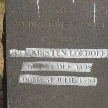 LOEDOLFF Dolf Kirsten 1908-1954