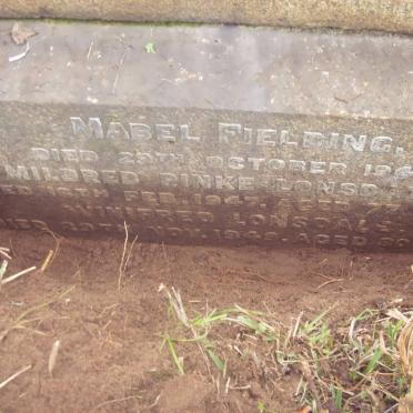 FIELDING Mabel -1945 :: LONSDALE Mildred Binke   -1947 :: LONSDALE Winifred  -1949