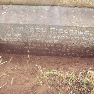 FIELDING Mabel -1945 :: LONSDALE Mildred Binke   -1947 :: LONSDALE Winifred  -1949