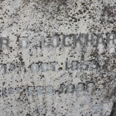 LOCKHART Eleazer D. 1853-1898 