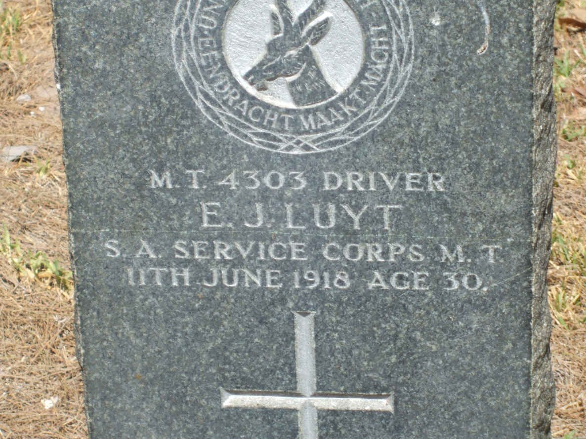 LUYT E.J.  -1918