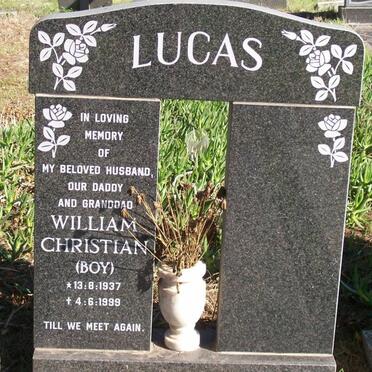 LUCAS William Christian 1937-1999