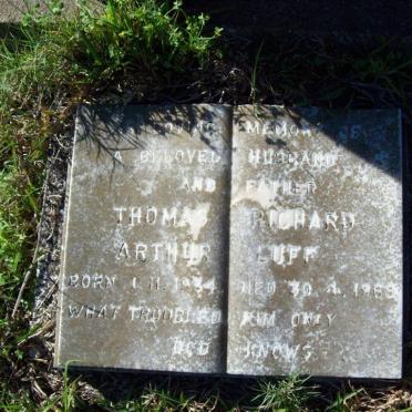 LUFF Thomas Richard Arthur 1934-1968