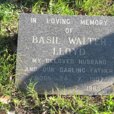 LLOYD Basil Walter 1907-1985