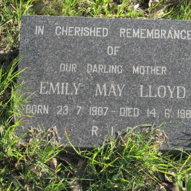LLOYD Emily May 1907-1988