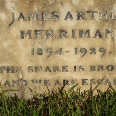 MERRIMAN James Arthur 1854-1929