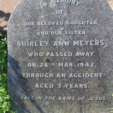 MEYERS Shirley Ann -1942