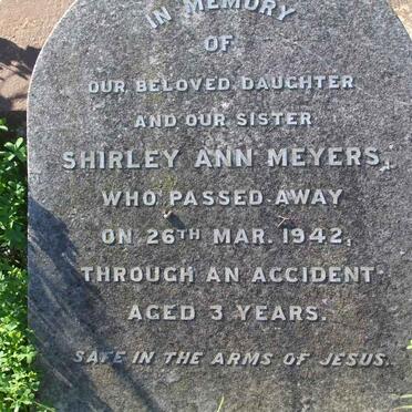 MEYERS Shirley Ann -1942