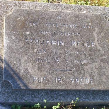 MEYER Benjamin 1929-1965