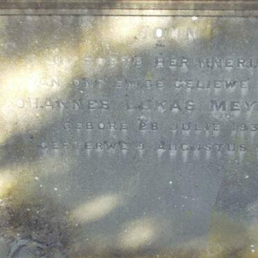 MEYBURGH Johannes Lukas 1931-1941