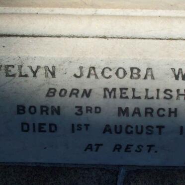 WATHES Evelyn Jacoba nee MELLISH 1883-1953