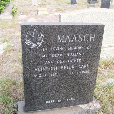 MAASCH Heinrich Peter Carl 1901-1980