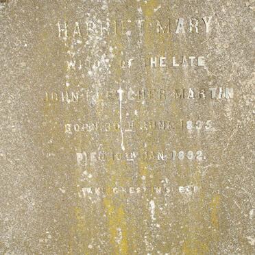 MARTIN Harriet Mary 1835-1892