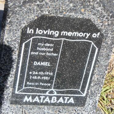MATABATA Daniel 1916-1981
