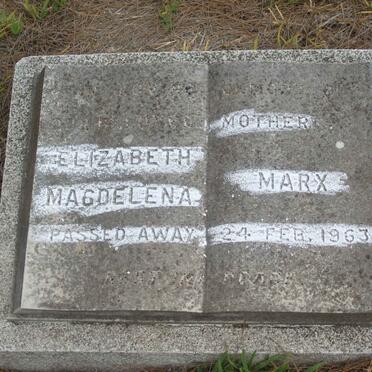 MARX Elizabeth Magdalena -1963