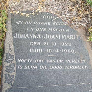 MARITZ Johanna 1926-1958