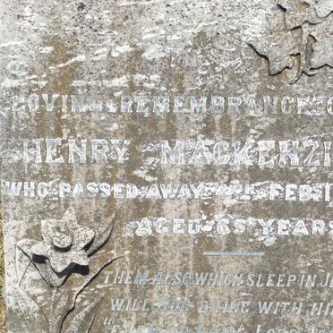 MACKENZIE Henry -1912